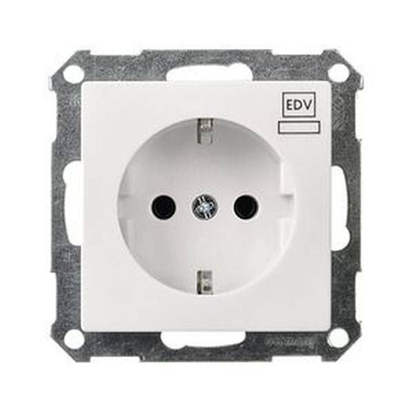 ELSO 265104 ELSO Steckdoseneinsatz 265104 bedruckt EDV 16A JOY reinweiß 1 St.