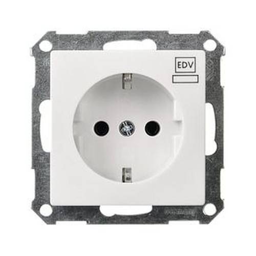 ELSO 265104 ELSO Steckdoseneinsatz 265104 bedruckt EDV 16A JOY reinweiß 1 St.