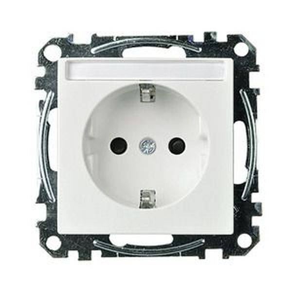 ELSO 265014 ELSO Steckdoseneinsatz 265014 Schriftfeld 16A JOY reinweiß 10 St.