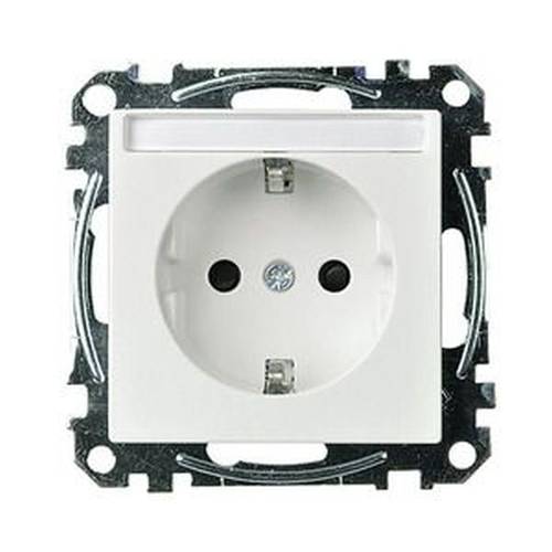 ELSO 265014 ELSO Steckdoseneinsatz 265014 Schriftfeld 16A JOY reinweiß 10 St.