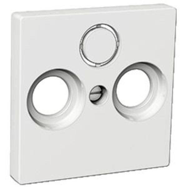 ELSO WDE002445 ELSO Zentralplatte WDE002445 Antenntenst. 3Loch weiß 1 St.