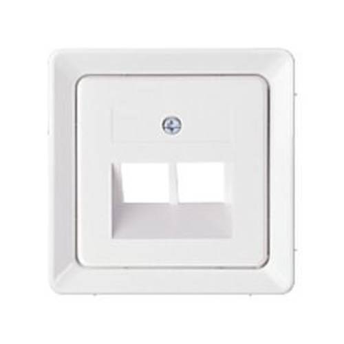 ELSO 206414 ELSO Zentralplatte 206414 für 2xRJ45 reinweiß Mehrfarbig 1 St.