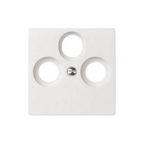 ELSO 266034 ELSO Zentralplatte 266034 Antenntenst. 3Loch JOY reinweiß 1 St.