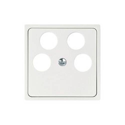 ELSO 366054 ELSO Zentralplatte 366054 Antenntenst. 4Loch JOY reinweiß 1 St.