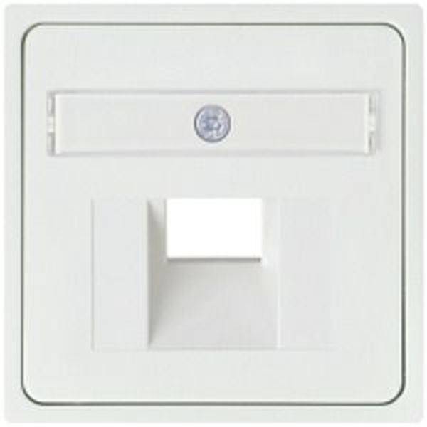 ELSO 366514 ELSO Zentralplatte 366514 für 2xRJ45 JOY reinweiß Mehrfarbig 1 St.