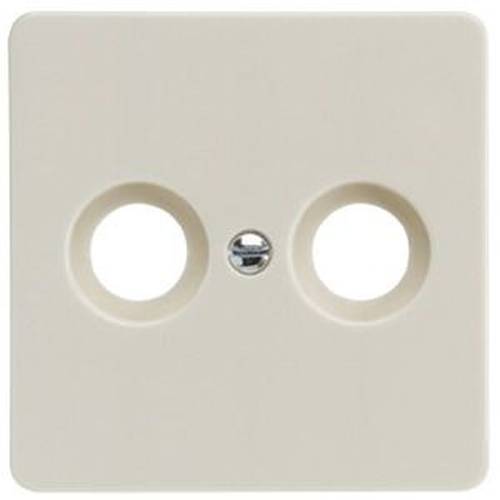 ELSO 503610 ELSO Zentralplatte 503610 Antennensteckd. 2Loch perlweiß Mehrfarbig 1 St.