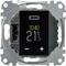 Ein digitales Thermostat zeigt die Uhrzeit '10:40' und eine Temperatur von '21°C' an. Es gibt Plus- und Minus-Tasten zur Einstellung.