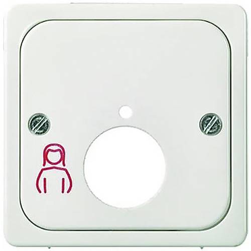 ELSO ELG735744 ELSO Zentralplatte ELG735744 Monitorruftaster reinweiß 1 St.