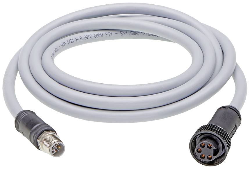 Molex 1205050106 Sensor-/Aktor-Steckverbinder, konfektioniert Stecker, gerade, Buchse, gerade 5 m Polzahl Sensoren: 5 1 ...