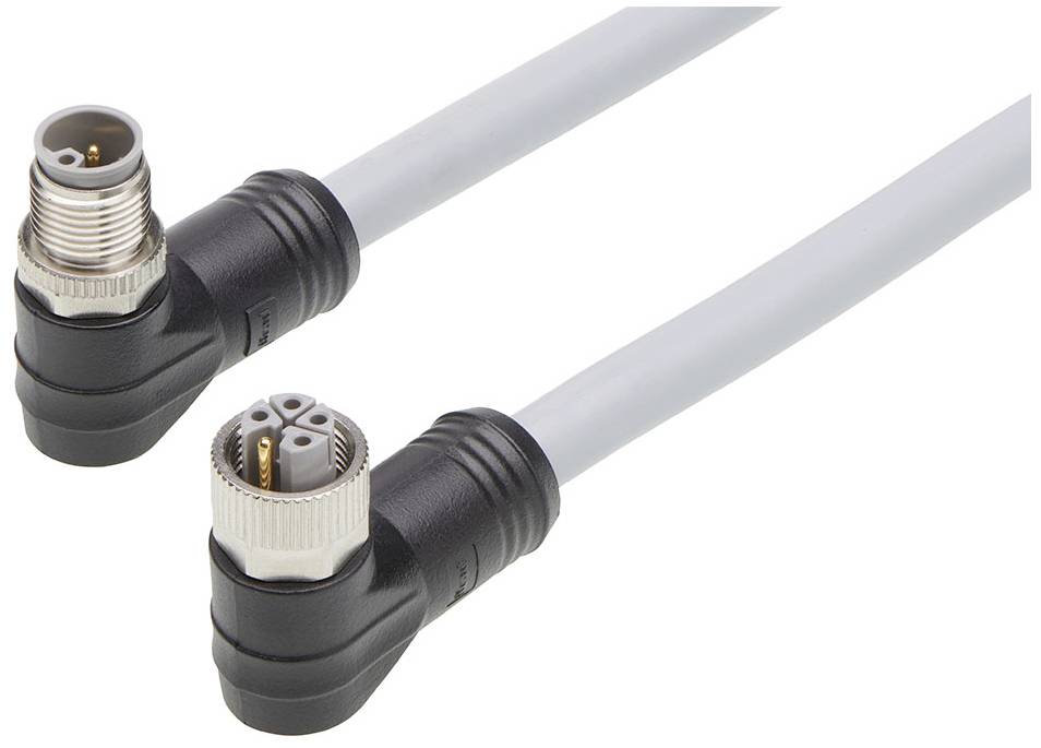 Molex 1205010225 Sensor-/Aktor-Steckverbinder, konfektioniert Buchse, gewinkelt, Stecker, gewinkelt 1 m Polzahl Sensoren...