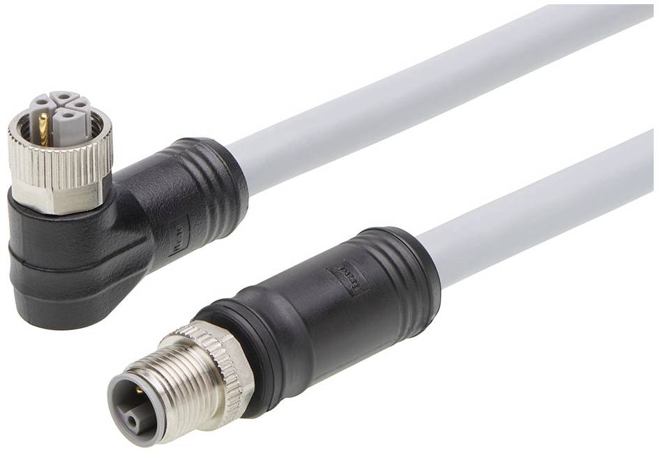 Thumbnail - Molex 1205010112 Sensor-/Aktor-Steckverbinder, konfektioniert Buchse, gewinkelt, Stecker, gerade 5 m Polzahl Sensoren: 5...