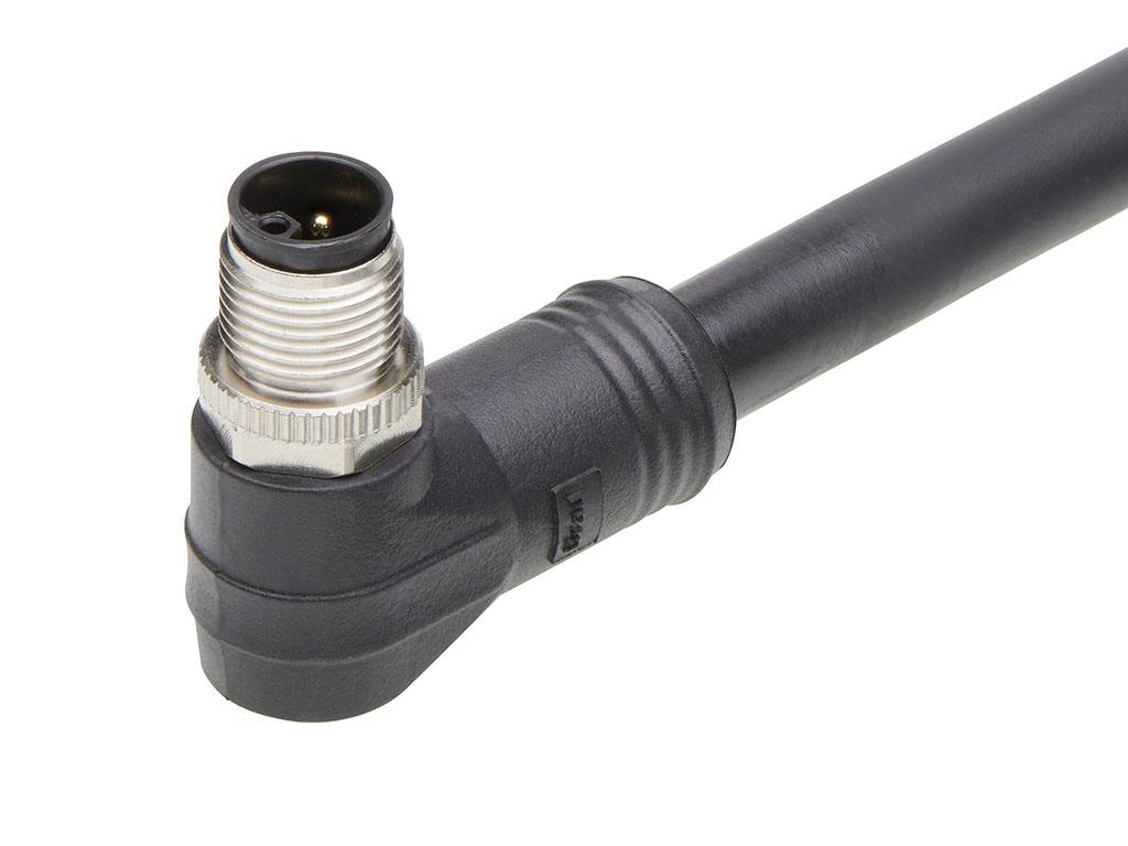 Molex 1205000255 Sensor-/Aktor-Steckverbinder, konfektioniert Stecker, gewinkelt 20 m Polzahl Sensoren: 4 1 St. Bag