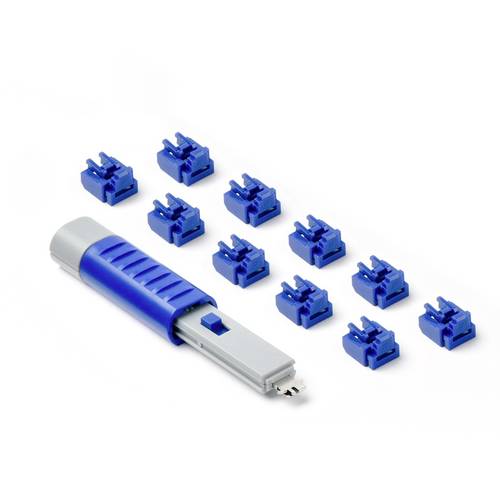 Smartkeeper RJ45 LAN Port Schloss NL03PKDB 10er Set Dunkelblau inkl. 1 Schlüssel NL03PKDB