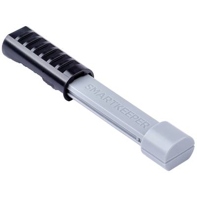 USB-Schutzschloss von Smartkeeper, schwarz-silber, zum Schutz gegen unbefugten Zugriff auf USB-Ports.