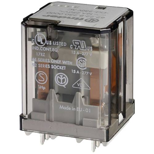 Finder 62.32.9.024.4070 Steckrelais 24 V/DC 16 A 2 Wechsler 1 St.