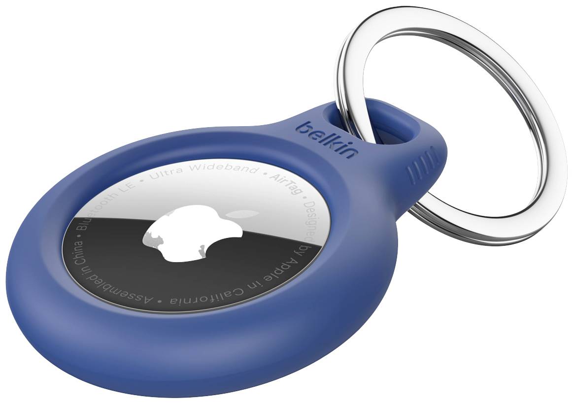 BELKIN Secure Holder mit Schlüsselanhänger für das AirTag blau