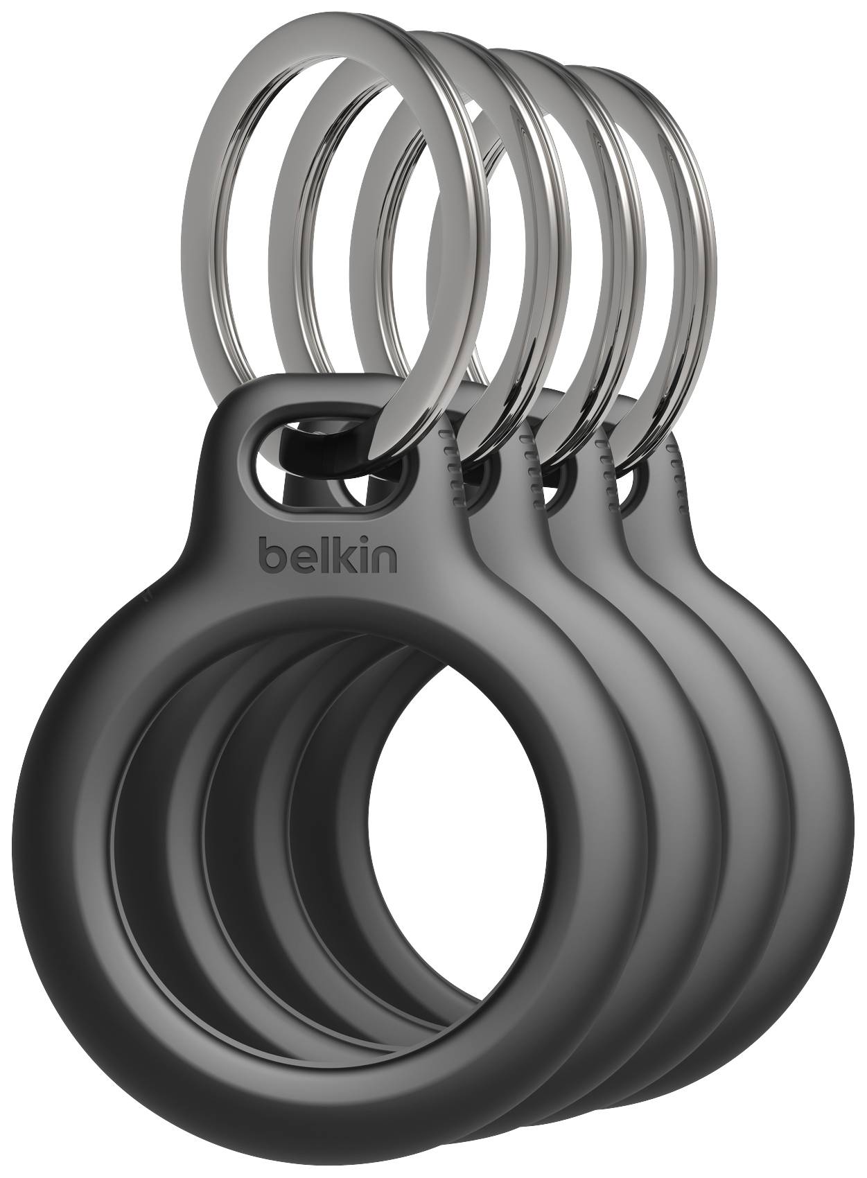 Belkin - Tasche für Airtag - Schwarz (Packung mit 4)-0
