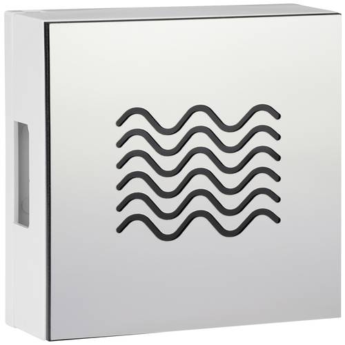 Grothe 46002 Gong 80 dBA Weiß, Edelstahl