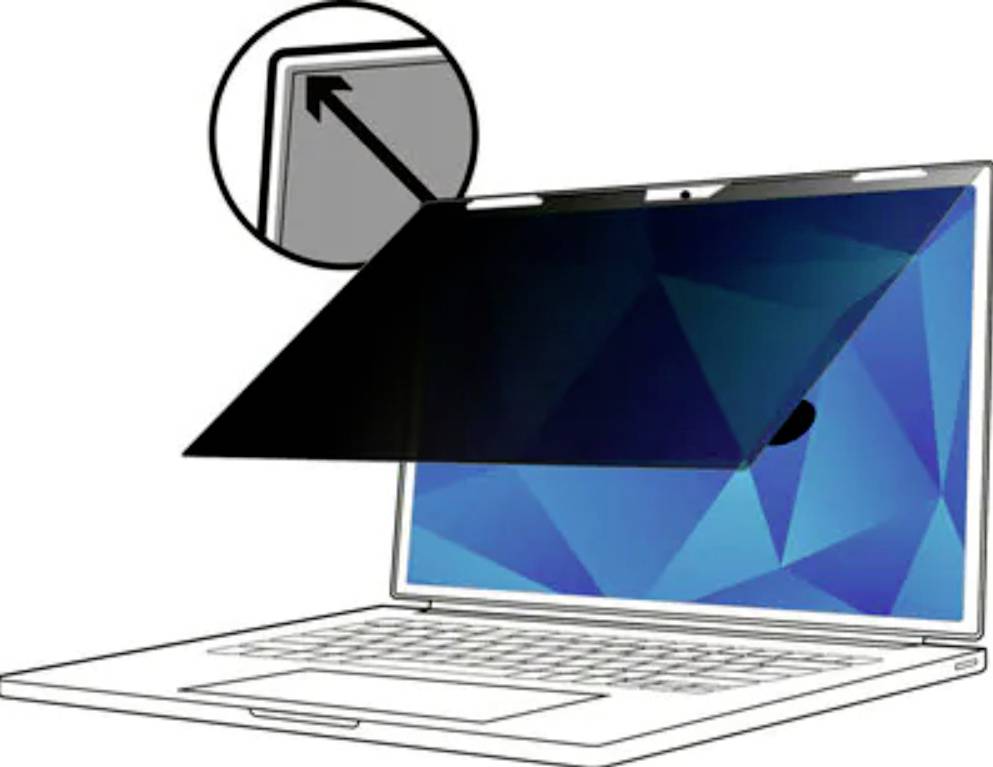 3M Touch Privacy Filters for Custom Laptops with COMPLY Flip
