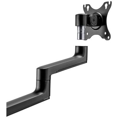 Schwenkbarer Monitorarm aus Metall mit mehreren Gelenken, abnehmbarer VESA-Halterung, für flexible Bildschirmpositionierung.