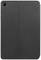 Schwarzes Tablet mit schützendem Cover; minimalistische Design mit Kameraöffnung in der oberen linken Ecke.