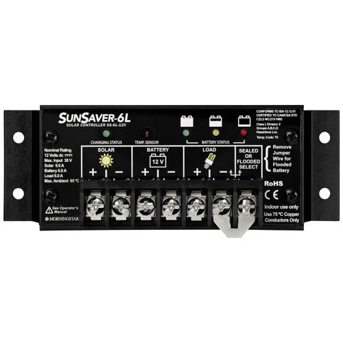 Morningstar Sunsaver SS-6L 12V Laderegler PWM 12 V 6 A