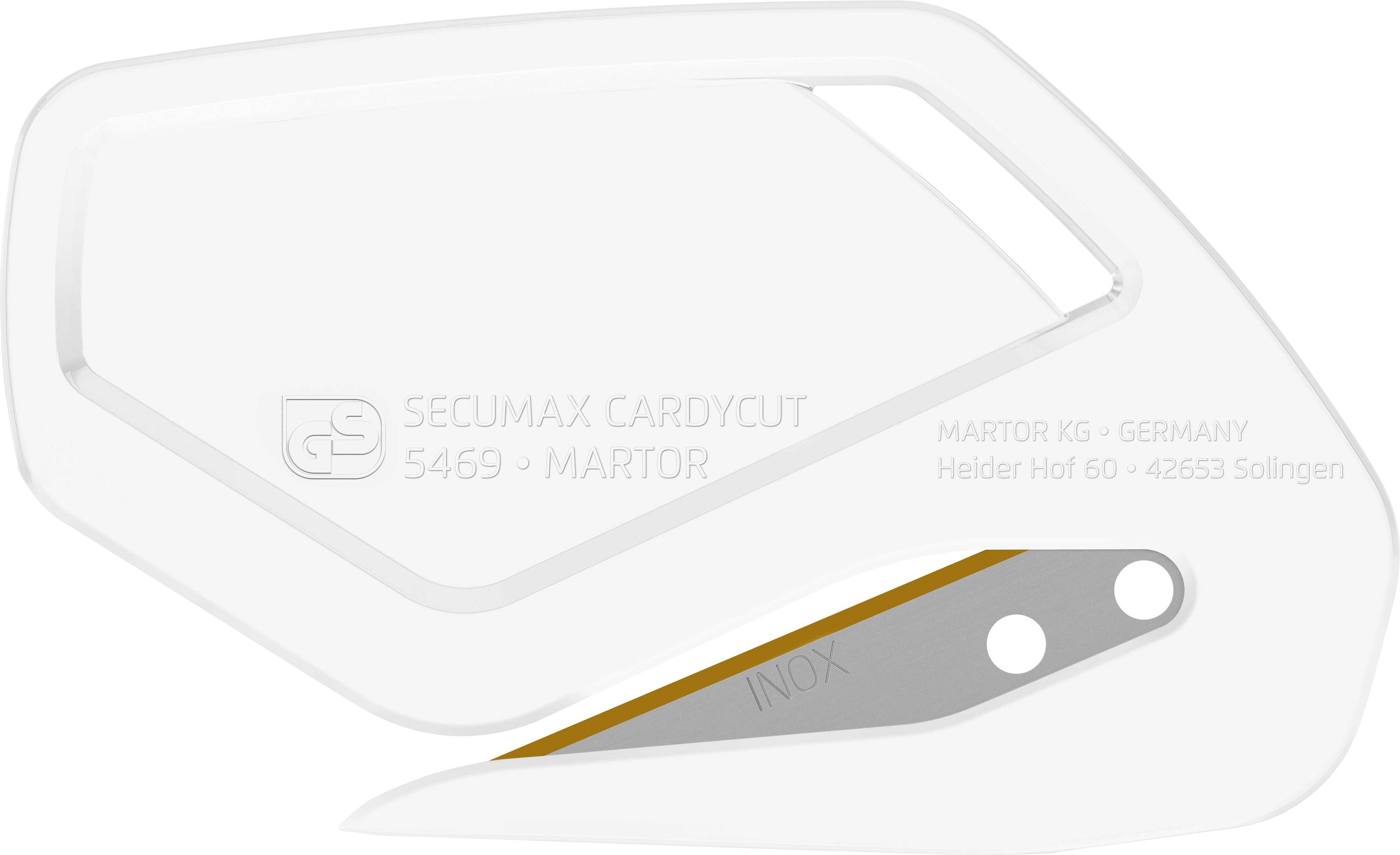 MARTOR 546922.16 Werbemesser SECUMAX CARDYCUT mit SPITZKLINGE 885 100 St.