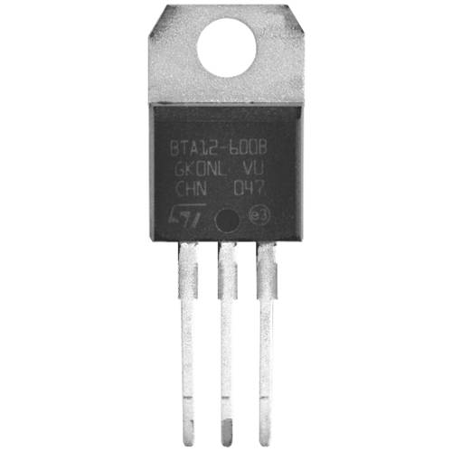 Thumbnail - STMicroelectronics BTA08-600BRG TRIAC TO-220AB 8 A 600 V Tube