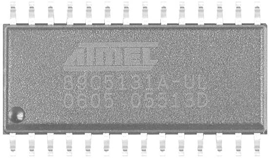 Microchip Technology Embedded microcontroller SOIC-28 8-Bit 48 MHz Aantal I/Os 34 Tube afbeelding 1