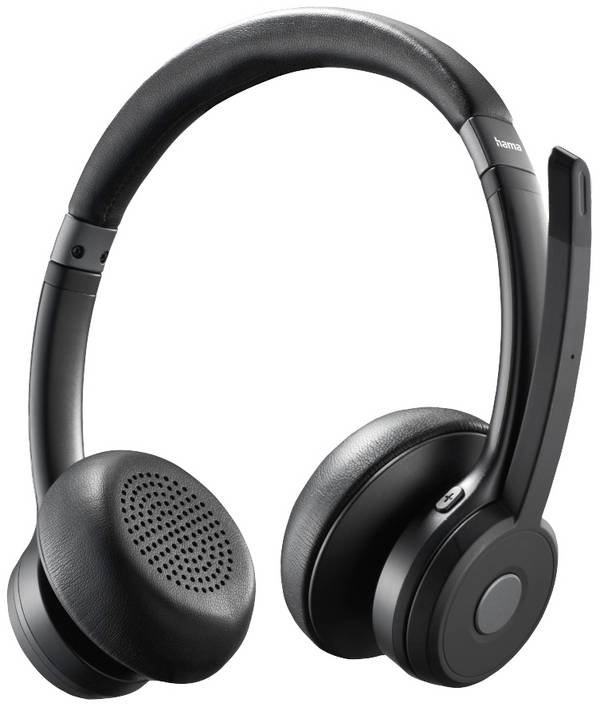 Hama BT700 On Ear Headset Bluetooth® Stereo Schwarz Headset, Lautstärkeregelung Computer