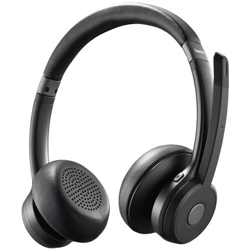 Hama BT700 On Ear Headset Bluetooth® Stereo Schwarz Headset, Lautstärkeregelung Computer