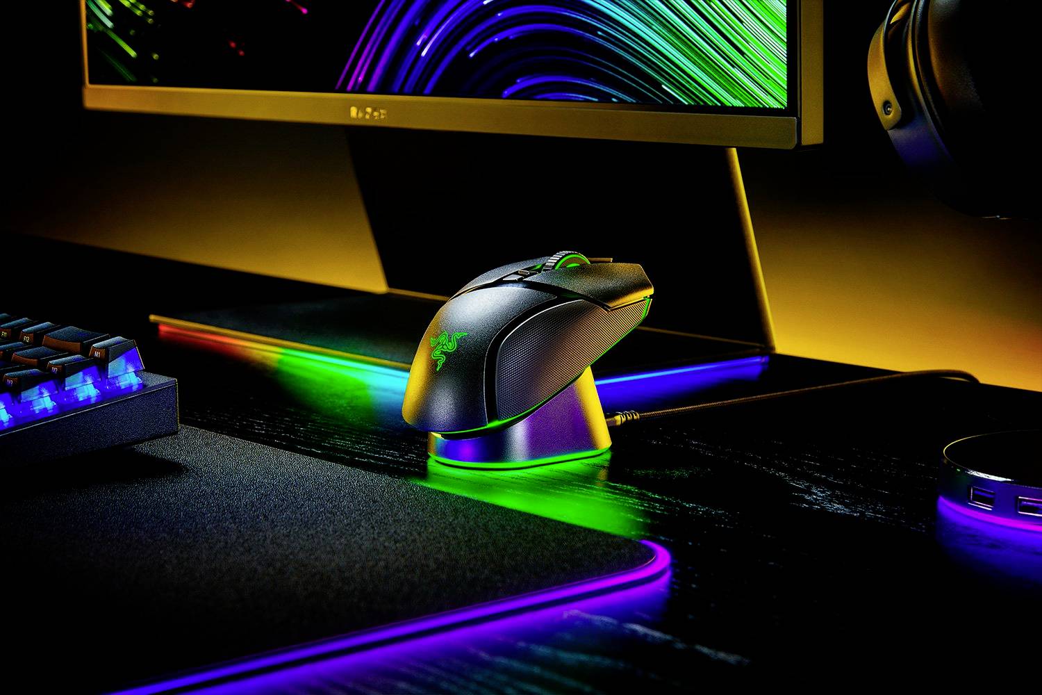 Razer Mouse Dock Pro - Kabelloses Ladegerät - 4 KHz Transceiver-3