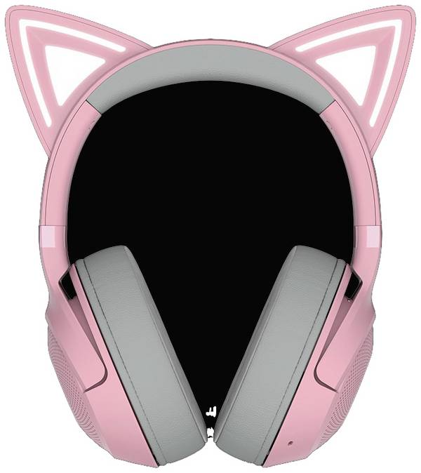 RAZER Kraken Kitty BT V2 Over Ear Kopfhörer Bluetooth® Stereo Quarz, Pink Mikrofon-Rauschunterdrückung Lautstärkeregelung Gaming