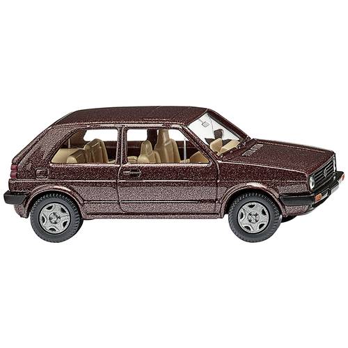Wiking 004504 H0 PKW Modell Volkswagen Golf II, umbrabraun-met.
