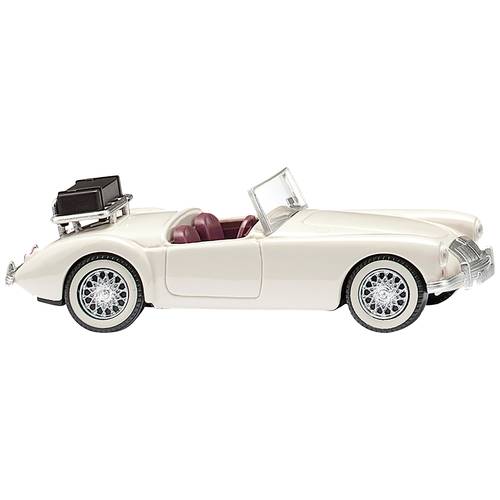 Wiking 081805 H0 PKW Modell MG A Roadster, perlweiß