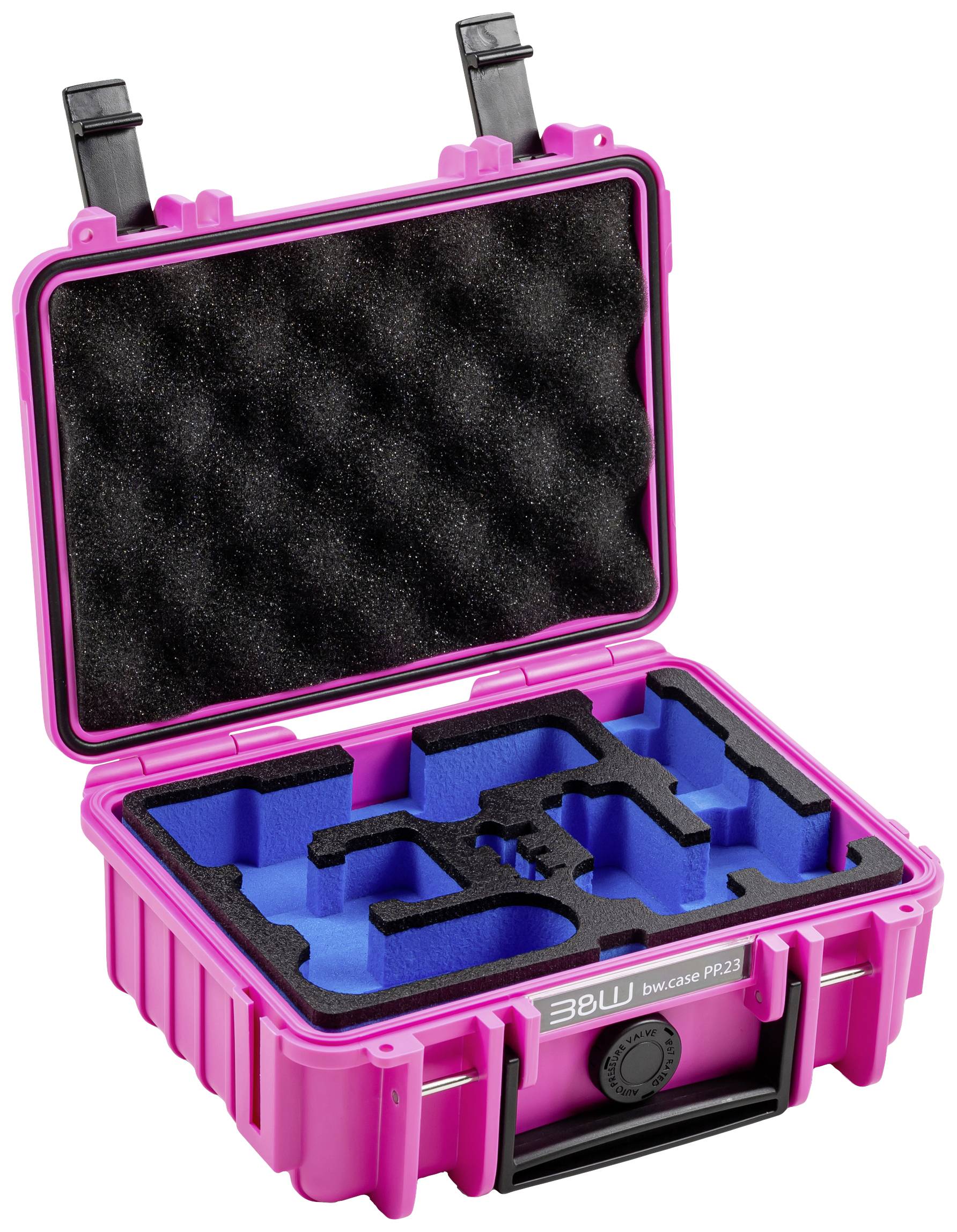 B & W International Outdoor Koffer Typ 500 2.3 l (B x H x T) 230 x 180 x 90 mm Pink PP.23.PI.Pocket3
