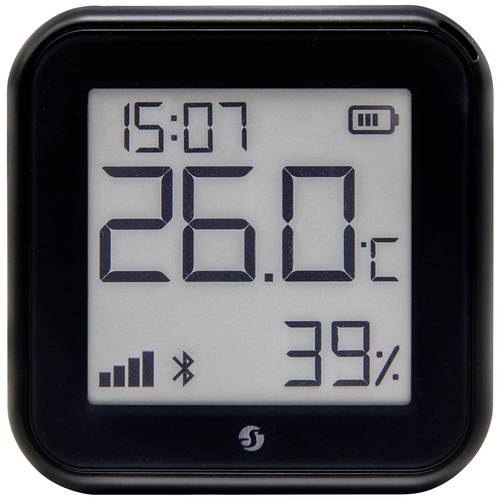 Thumbnail - Shelly H&T Gen 3 Matte Black Funk-Temperatursensor, -Luftfeuchtesensor Bluetooth, Wi-Fi