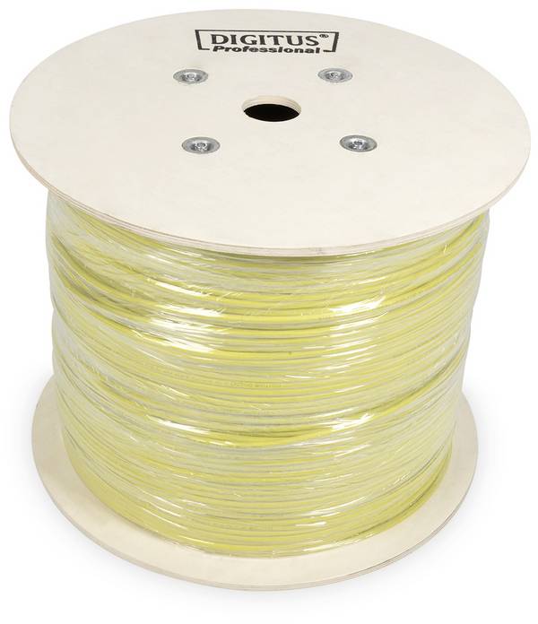Digitus DK-1743-A-VH-10-LD Netzwerkkabel CAT 7a S/FTP  Gelb 1000 m