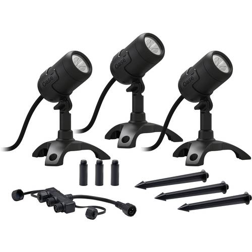 Thumbnail - Oase 87506 Teichbeleuchtung 3er Set EEK: G (A - G) LED 2.5 W Schwarz