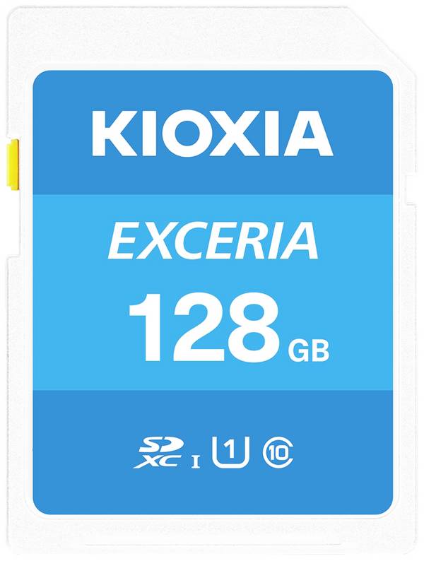 Kioxia EXCERIA SDXC-Karte  128 GB UHS-I Röntgenstrahlenbeständig, Temperaturbeständig