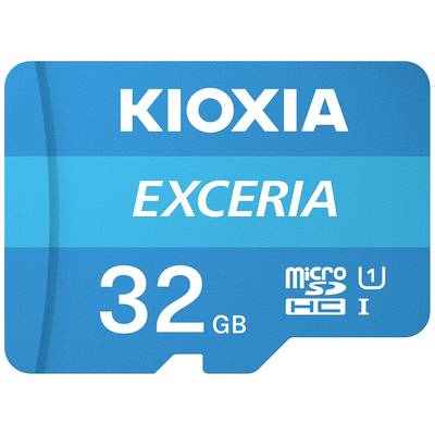 Kioxia EXCERIA microSDHC-Karte 32 GB UHS-I stoßsicher, Wasserdicht