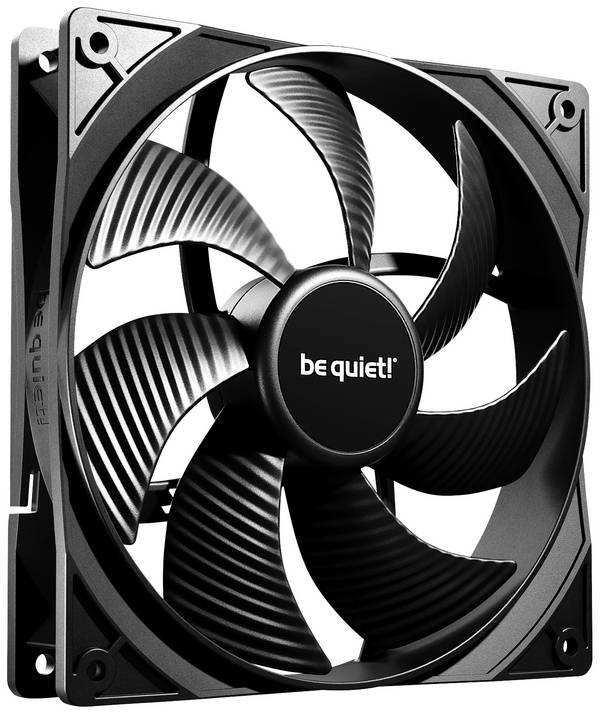 BeQuiet Pure Wings 3 PC-Gehäuse-Lüfter Schwarz (B x H x T) 140 x 25 x 140 mm