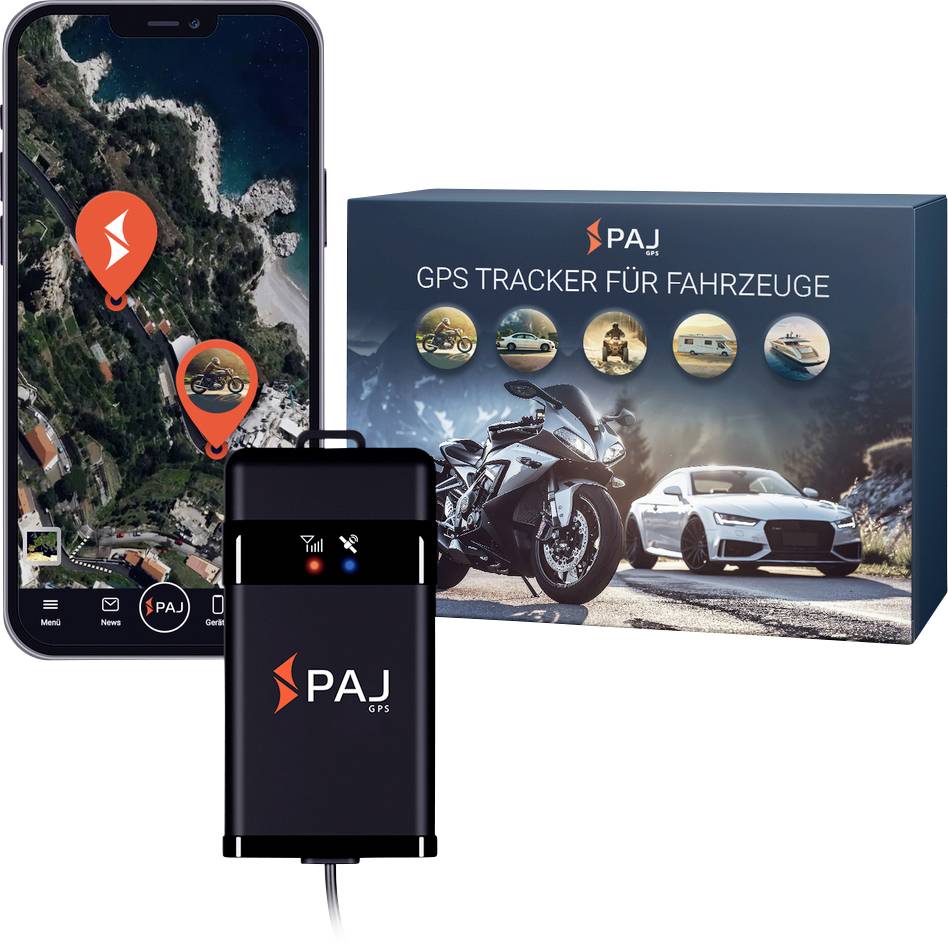 PAJ GPS VEHICLE FINDER 4G 2.0 GPS Ortungssystem Fahrzeugtracker Schwarz 1St.