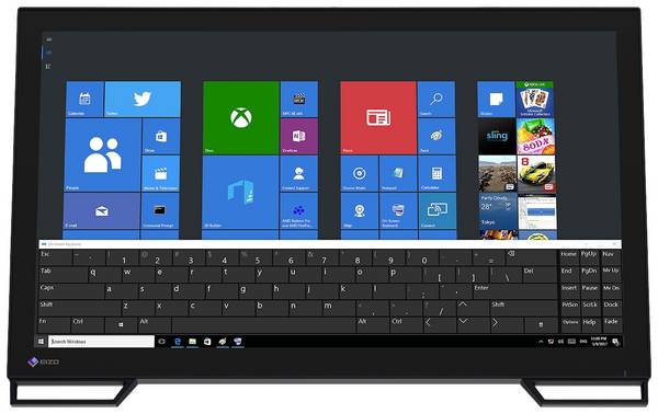 EIZO FDF2382WT-BK LED-Monitor  EEK F (A - G) 58.4 cm (23 Zoll) 1920 x 1080 Pixel 16:9 11 ms DisplayPort, VGA, HDMI®, Audio-Line-in, USB-B, USB-A (USB 3.2 Gen 1) IPS LCD
