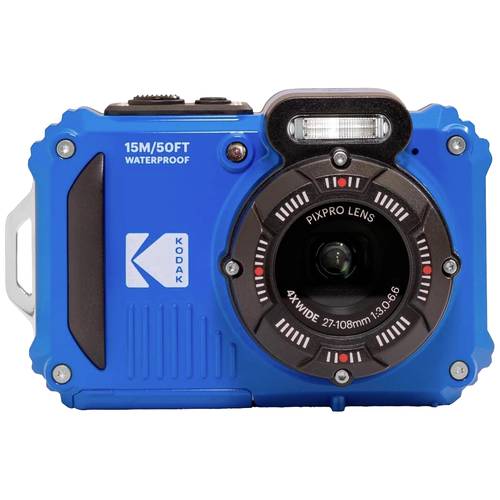 Kodak Pixpro WPZ2BL Digitalkamera 15 Megapixel Opt. Zoom: 4 x Blau inkl. Akku, inkl. Blitzgerät Bildstabilisierung, WiFi...