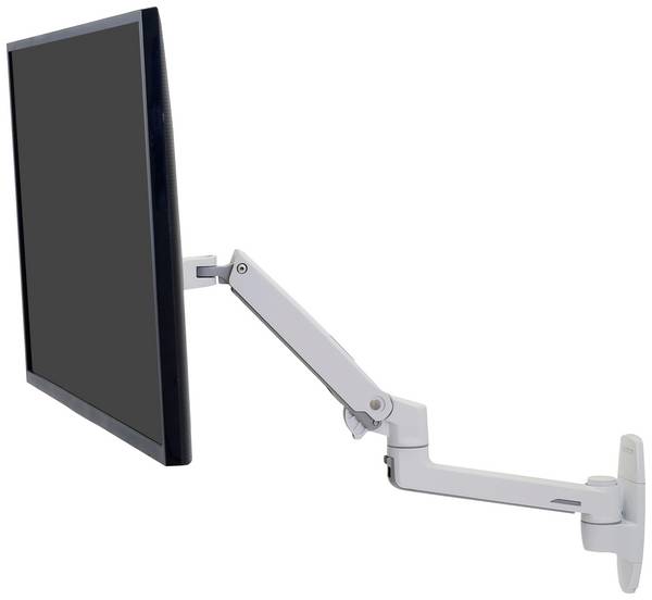 Ergotron LX  Monitor-Wandhalterung 1 Display(s) 86,4 cm (34") Weiß Höhenverstellbar, Neigbar, Schwenkbar, Rotierbar