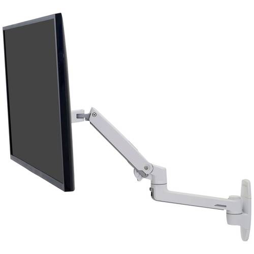 Ergotron LX 1fach Monitor-Wandhalterung 86,4 cm (34) Weiß Höhenverstellbar, Neigbar, Schwenkbar, Rotierbar