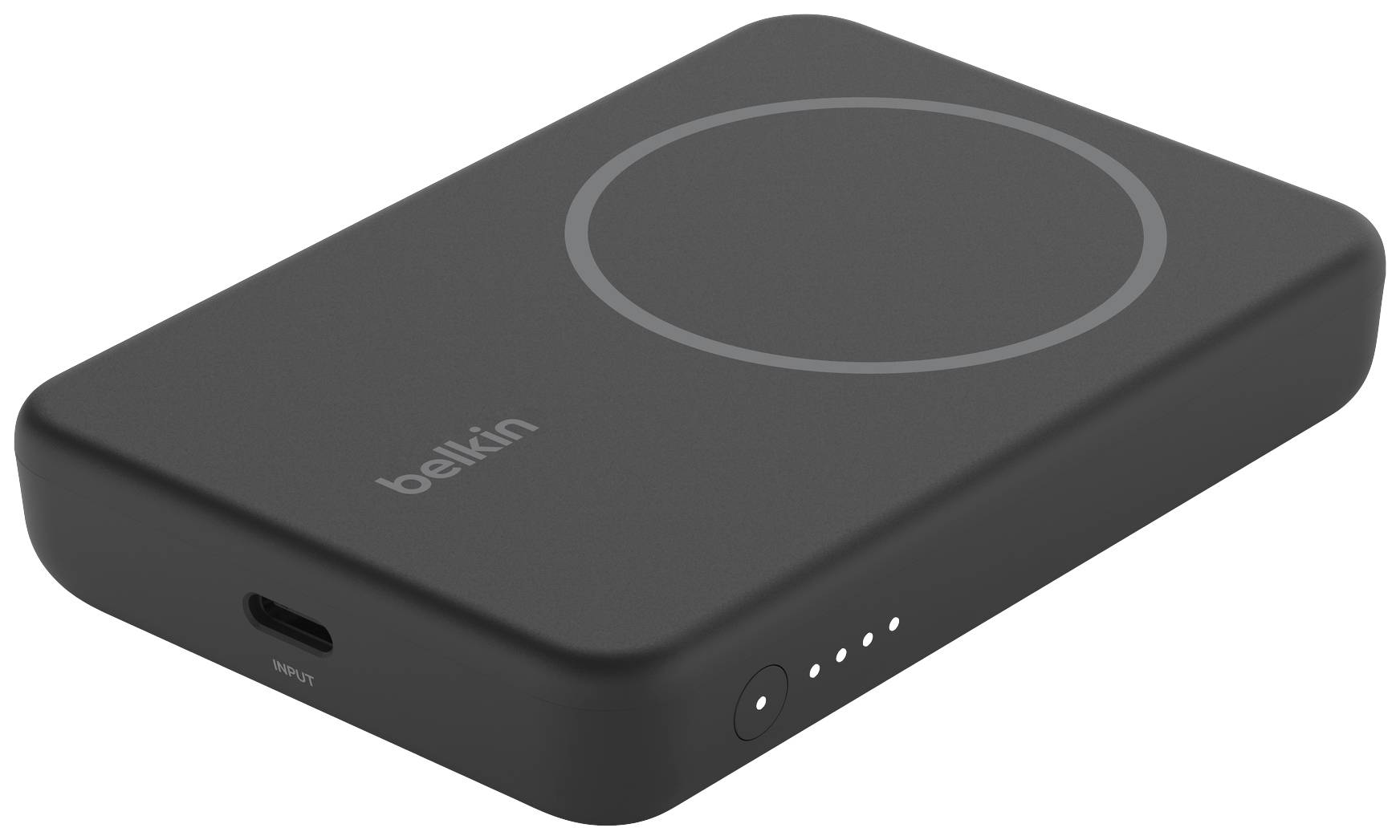 BELKIN Boost Charge Magnetische kabellose Powerbank 5K mit Ständer schwarz - Kabelloses Laden mit bi