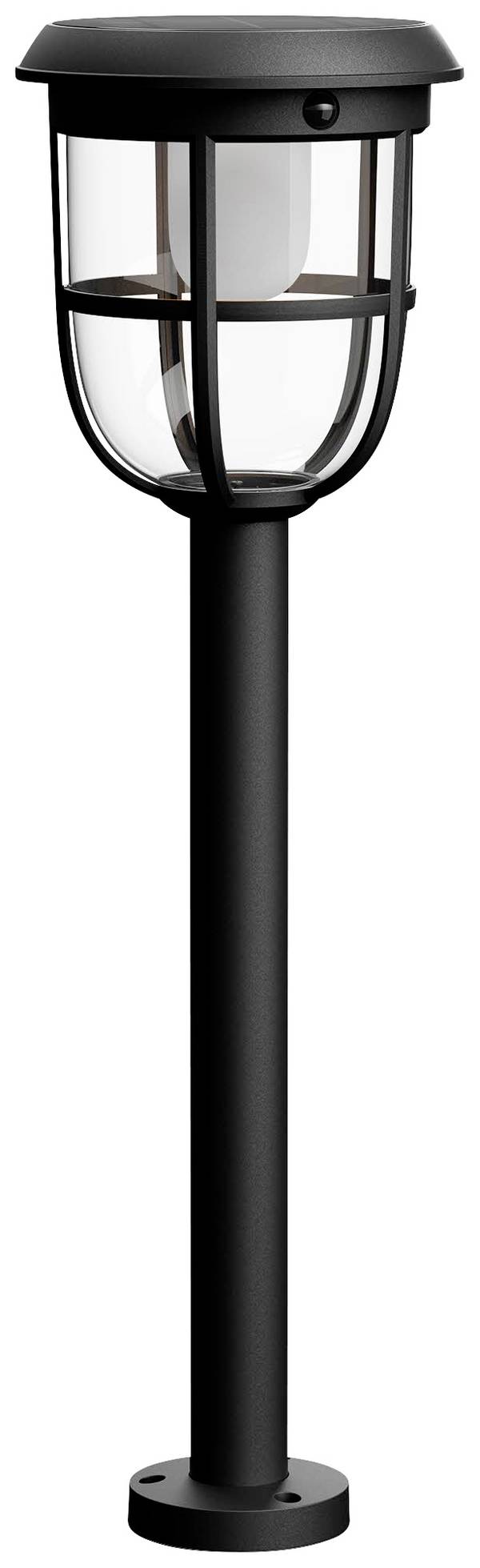 Philips LED 8720169267213 Radii Solar-Außenstandleuchte mit Bewegungsmelder    LED  1.3 W Schwarz