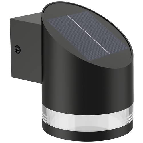 Philips LED Fyce 8720169265585 Solar-Außenwandleuchte LED 1.5 W Schwarz